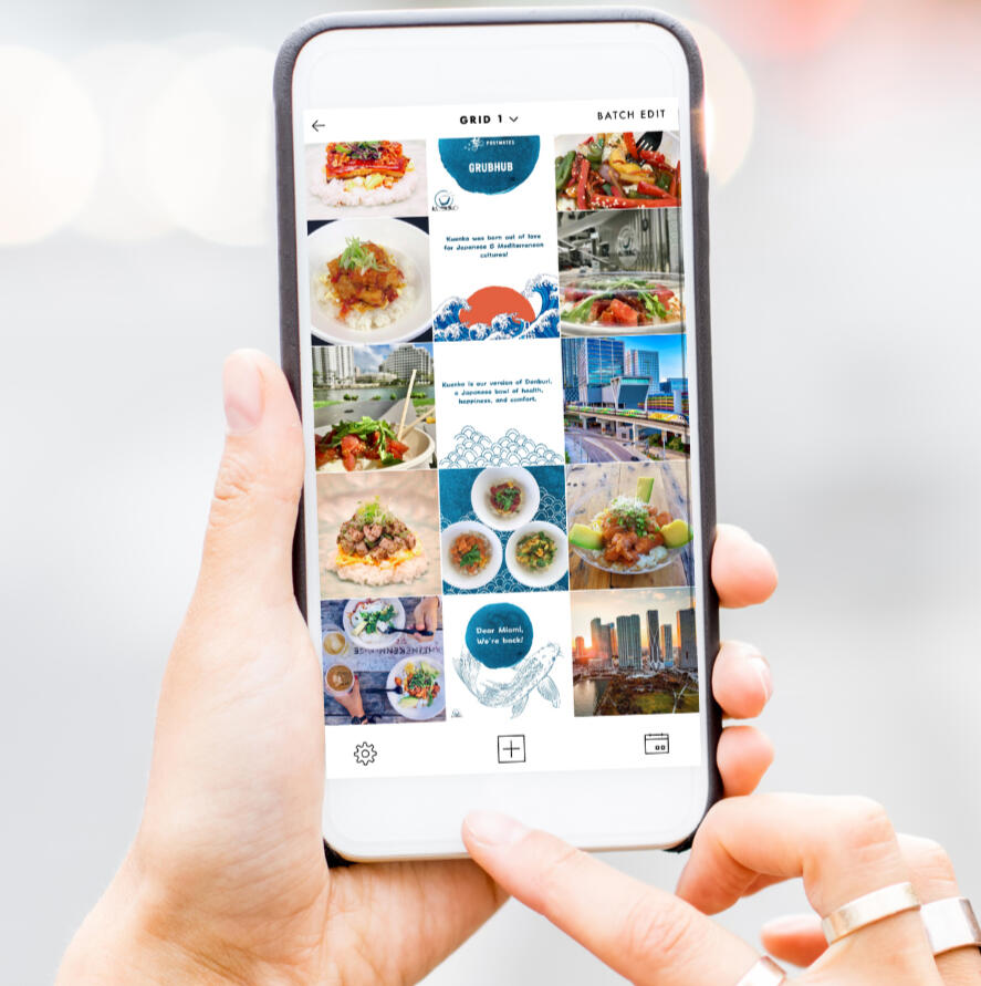 Social Media Grid Proposal for Japanese Restaurant