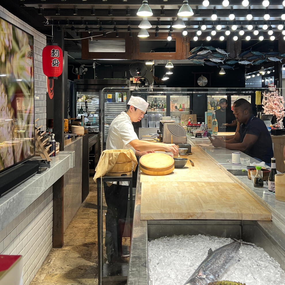Sushi Chef doing his magic in Brickell!